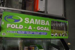 *Samba 4-in-1 Fold-a-Goal Mini Football Goal