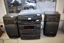 Aiwa Audio System with Automatic Turntable PX-E850