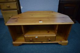 Pine TV Corner Unit