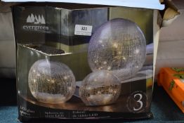 *Evergreen LED Glass Spheres