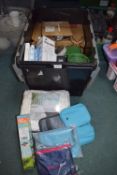 Assorted New Goods Including Storage Trays, Kid’s Cutlery Sets, Mattress Protector, etc.