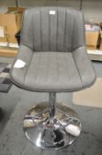 *Grey Gaslift Barstool