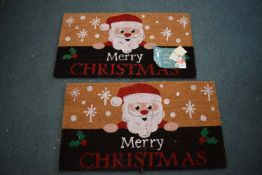 *2x Christmas Doormats (one AF)