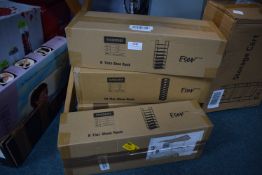 4x Flat Pack Shoe Racks