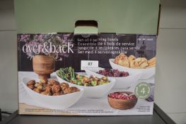 *Over & Back Serving Bowl Set