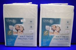 2x Osalis Supersoft Single Mattress Protector