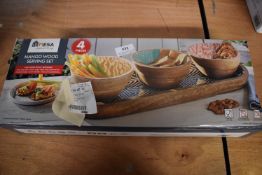 *Misa Mango Wood Serving Set