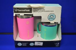 *Thermo Flask Insulated Coffee Mug 2pk