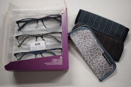 *Foster Grant Reading Glasses +1.50 3pk