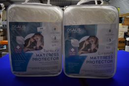 2x Osalis Luxury Super King Mattress Protector