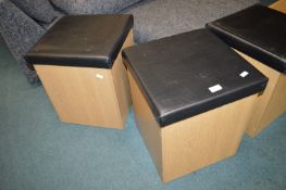 2x Storage Stools