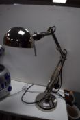 Chrome Adjustable Desk Lamp