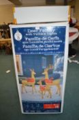 *Christmas 3pc Reindeer Family (76” max height) with Packaging
