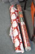 *2x Rolls of Kirkland Double Sided Foil Christmas Gift Wrap 25m²