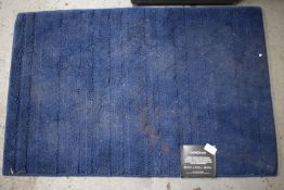 *Evergrace Navy Bathmat