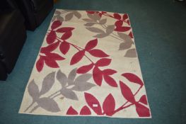 Belgravia Rainforest Red Rug 110x160cm (requires cleaning)