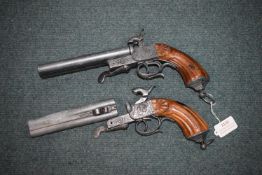 Pair of Reproduction Theatrical Flintlock Pistols (one AF)