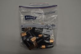 *10x Duracell 9v Batteries