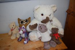 Assortment of Plush Toys and Doorstops