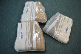 3x Woven Storage Baskets (new & sealed)