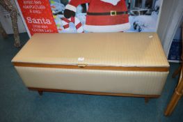 Retro Style Padded Ottoman