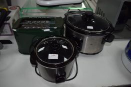 2x Slow Cooker and a Toaster