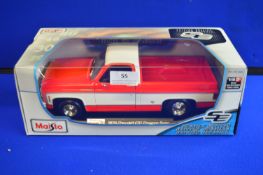 *Maisto 1974 Chevrolet C10 Cheyenne Super Diecast Model Vehicle