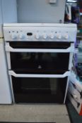 Indesit Electric Double Oven with Induction Hob
