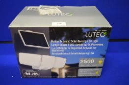 *Lutec Motion Activated Solar Security Light
