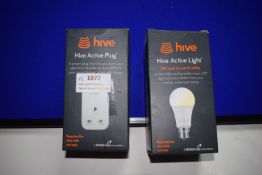 *Hive Active Plug, and Hive Active Light