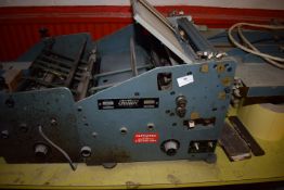 *Flatex Folding Machine No. 713436 with Flatex 739036 Vacuum Feed Unit, and Flatex 756036