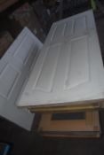 Two White Interior Doors 1981x838x35mm