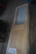New England Oak Glazed Door 1981x610x35mm