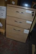 *Three Drawer Filing Cabinet