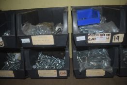 *4x Plastic Storage Bin and Contents