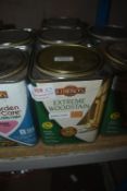 3x 1L Tins of Liberon Extreme Wood Stain Spanish Cedar