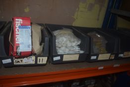 *4x Plastic Storage Bin and Contents