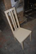 *1x Chair Frame in Lime Washed Finish (no seat pads)
