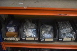 *4x Plastic Storage Bin and Contents