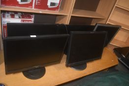 *5x Assorted Monitors