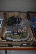 Assortment of Pneumatic Tools Including Sanders, Spray Guns, etc.