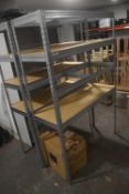 *2x Sets of Adjustable Shelving 120x45cm x 180cm high
