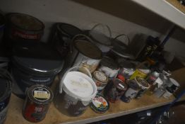 *Large Quantity of Assorted Paints, Sealants, etc.