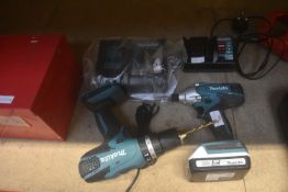 *Makita Impact Driver with Battery & Charger, plus Makita Drill and Charger