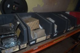 *4x Plastic Storage Bin and Contents