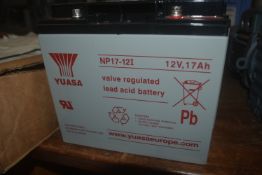 *2x Yuasa Lead Acid Batteries