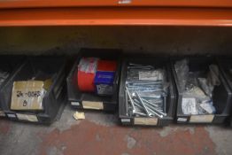 *4x Plastic Storage Bin and Contents