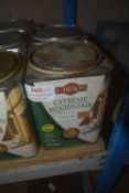 2x 1L Tins of Liberon Extreme Wood Stain Spanish Cedar