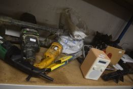 *Mixed Lot Including Hikoki and Dewalt Angle Grinders, Assorted Car Parts, etc.