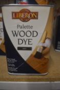 1x 5L Tin of Liberon Palette Wood Dye Ebony